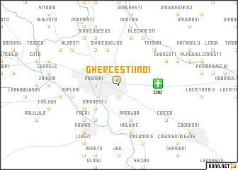 map of Gherceştii Noi