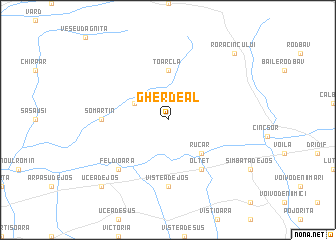 map of Gherdeal