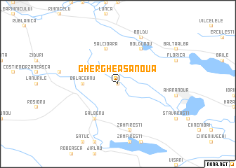 map of Ghergheasa Nouă