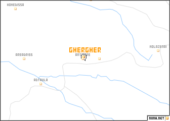 map of Ghergher
