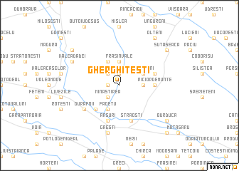 map of Gherghiţeşti