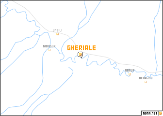 map of Gheriale