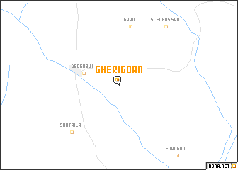 map of Gherigoan