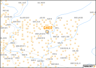 map of Gher