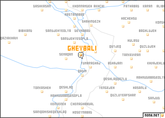 map of Gheyb‘alī