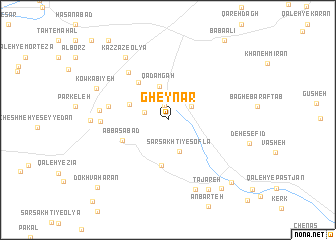 map of Gheynar