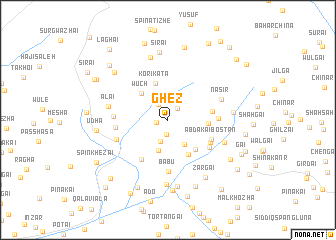 map of Ghez