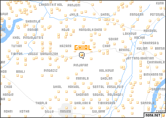 map of Ghiāl