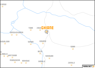 map of Ghiané