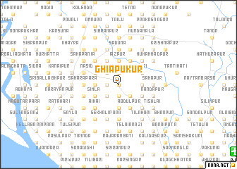 map of Ghiāpukur