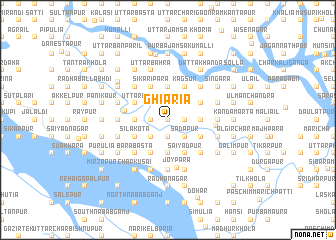 map of Ghiāria