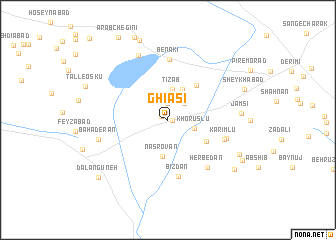 map of Ghīās̄ī