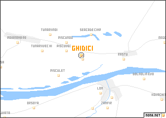 map of Ghidici