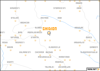 map of Ghidion