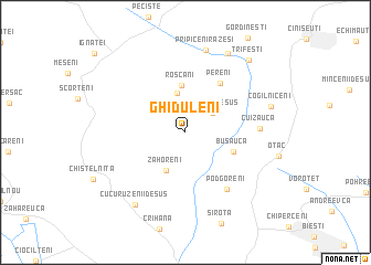 map of Ghiduleni