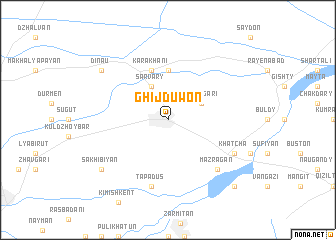 map of Ghijduwon