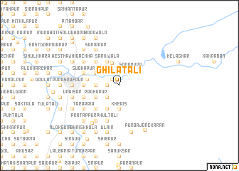 map of Ghilātali