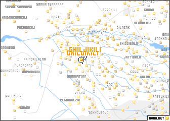 map of Ghilji Kili