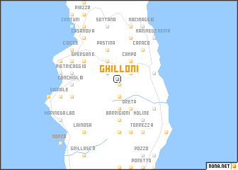 map of Ghilloni