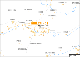 map of Ghilzai Kot