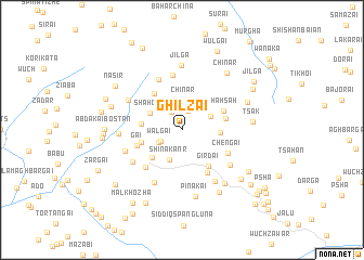map of Ghilzai