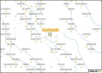 map of Ghindari