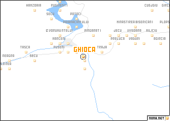 map of Ghioca