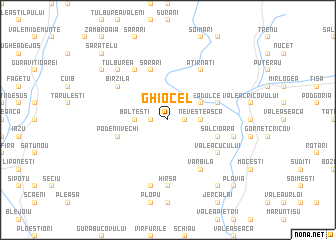 map of Ghiocel