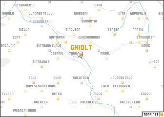 map of Ghiolţ