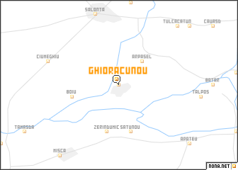 map of Ghioracu Nou