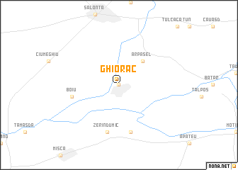 map of Ghiorac