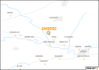 map of Ghioroc