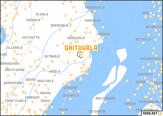 map of Ghītuwāla