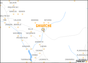 map of Ghiurche