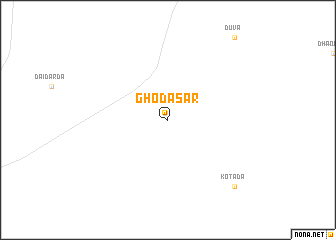 map of Ghodāsar