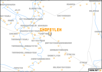 map of Ghofeyleh