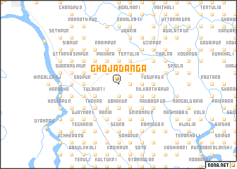 map of Ghojādānga