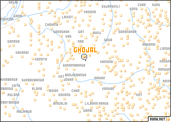 map of Ghojal