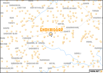map of Ghok Biddar