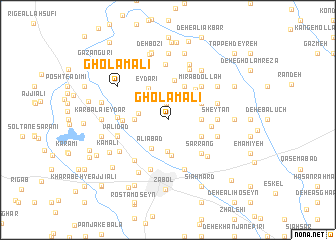 map of Gholām ‘Alī