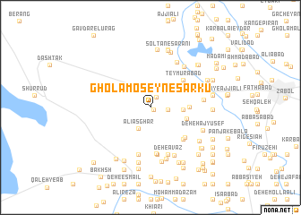 map of Gholām \