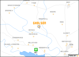 map of Gholson