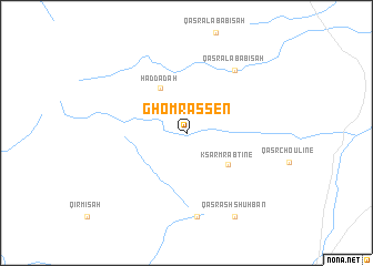 map of Ghomrassen