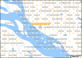 map of Ghonāpāra