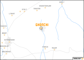 map of Ghonchí