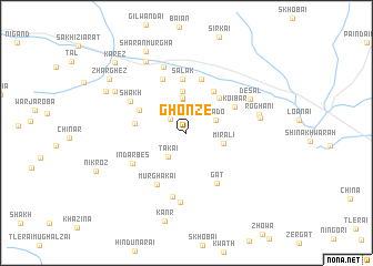 map of Ghonze