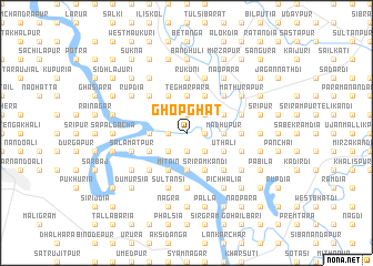 map of Ghopghāt