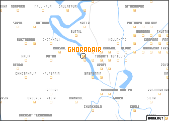 map of Ghorādāir