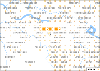 map of Ghorādhāp