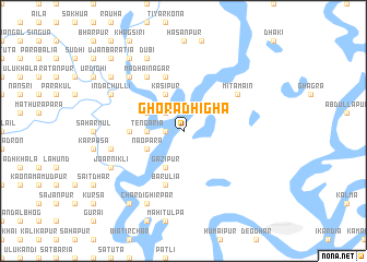 map of Ghorādhigha